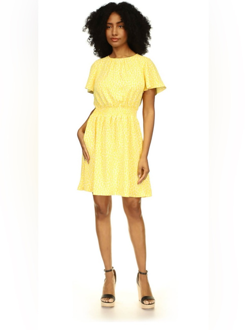 Michael Kors |  Women's Cheetah Short Sleeve Dress | Size XS | NWT